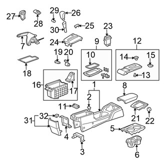 Honda OE - Center Console (Hybrid)