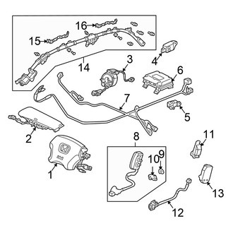 Honda OE - Restraint Systems - Air Bag Components (FULL HYBRID EV-GAS (FHEV))