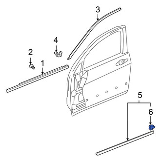 Honda OE - Front Door Molding Clip