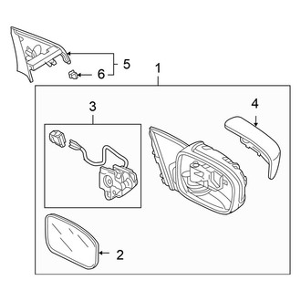 Honda OE - Front Door - Outside Mirrors (Hybrid)