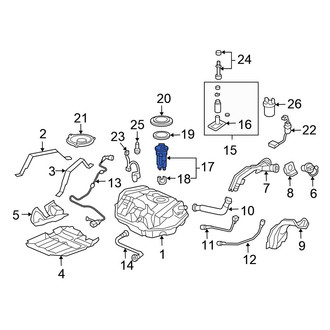 Honda OE - Fuel Pump Filter