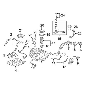 Honda OE - Fuel System Components