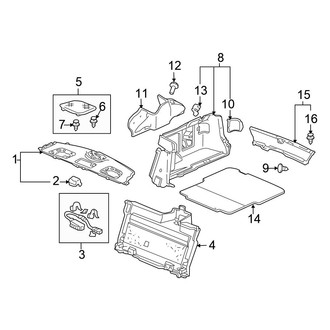 Honda OE - Rear Body & Floor - Interior Trim (FULL HYBRID EV-GAS (FHEV))