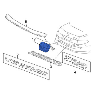 Honda OE - Rear Deck Lid Emblem
