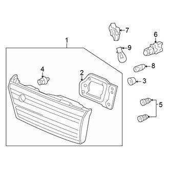 Honda OE - Rear Lamps - Tail Lamps (On Trunk Lid), (FULL HYBRID EV-GAS (FHEV))