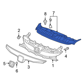 Honda OE - Front Radiator Support Access Cover