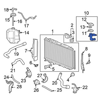 Honda OE - Engine Coolant Filler Neck