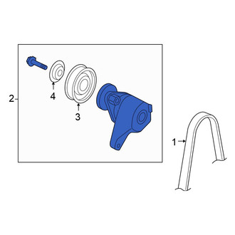 Honda OE - Accessory Drive Belt Tensioner Assembly