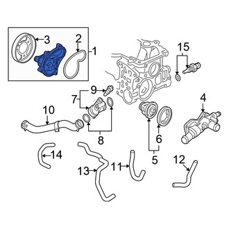 Honda OE - Engine Water Pump