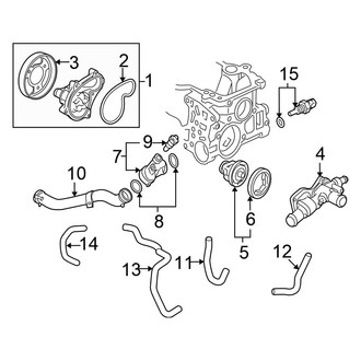 Honda OE - Cooling - Water Pump