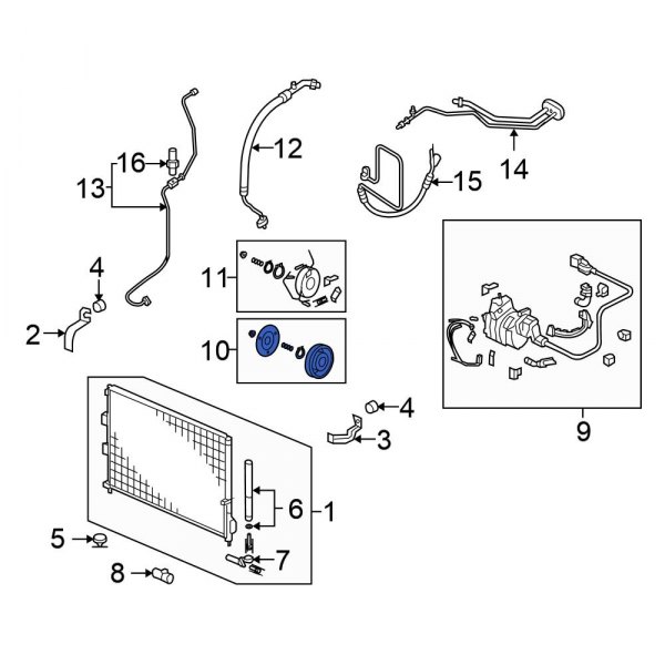 A/C Compressor Clutch Drive