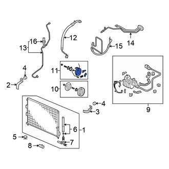 Honda OE - A/C Compressor Clutch Coil