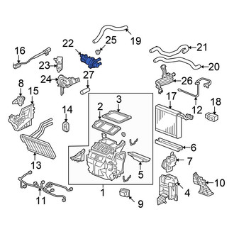 Honda OE - Engine Auxiliary Water Pump