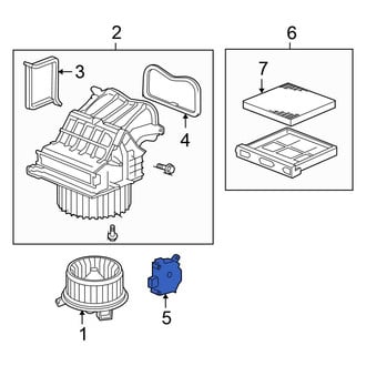Honda OE - HVAC Air Inlet Door Actuator