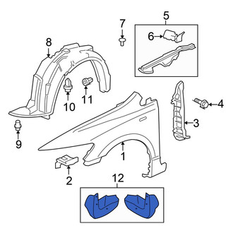Honda OE - Front Mud Flap Kit
