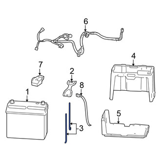 Honda OE - Battery Hold Down Bolt