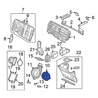 Honda OE - Drive Motor Battery Pack Cooling Fan Assembly