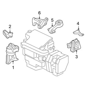 Honda OE - Engine / Transaxle - Engine & Transmission Mounting (1.3L)
