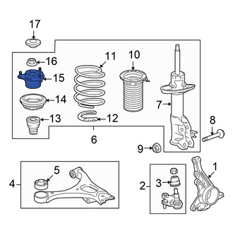 Honda OE - Front Suspension Strut Mount