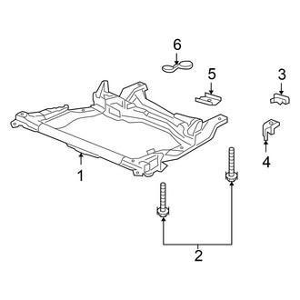 Honda OE - Front Suspension - Suspension Mounting (1.3L)
