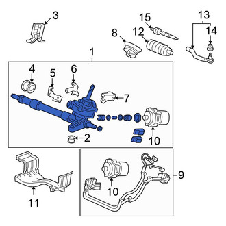 Honda OE - Rack and Pinion Assembly