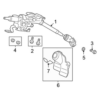 Honda OE - Steering Column Assembly (1.3L)