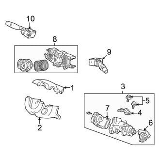 Honda OE - Steering Column - Shroud, Switches & Levers (1.3L)