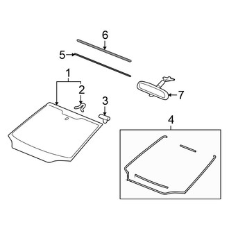 Honda OE - Windshield - Glass (1.3L)
