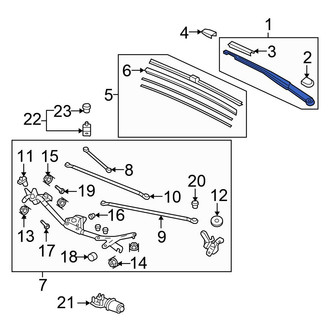 Honda OE - Right Wiper Arm
