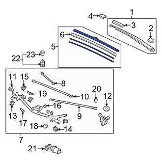 Honda OE - Right Wiper Blade