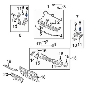 Honda OE - Cowl Cover Clip