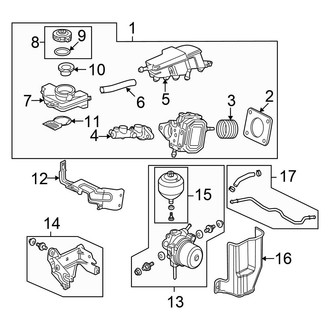 Honda OE - Cowl - Components on Dash Panel (Base / Hybrid / Hybrid-L 1.3L)