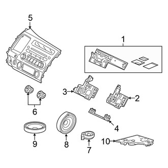Honda OE - Instrument Panel - Sound System (1.3L)