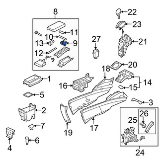 Honda OE - Center Console Latch
