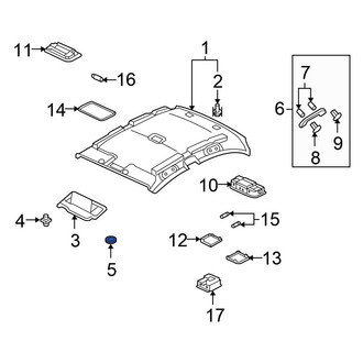 Honda OE - Sun Visor Cap