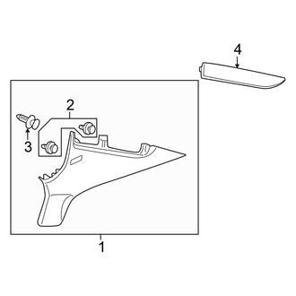 Honda OE - Quarter Panel - Interior Trim (1.3L)