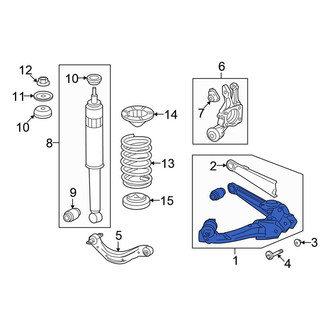 Honda OE - Rear Left Suspension Trailing Arm