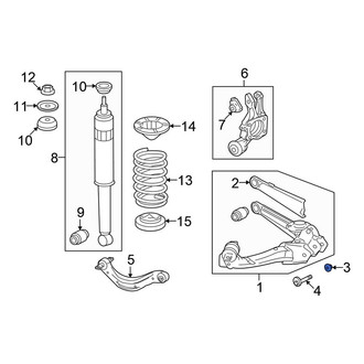 Honda OE - Rear Suspension Trailing Arm Washer
