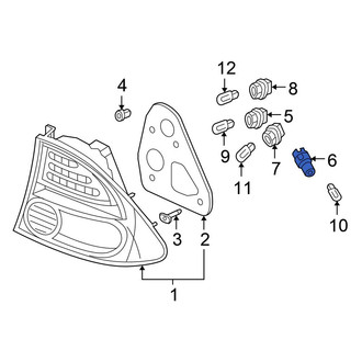Honda OE - Rear Turn Signal Light Socket