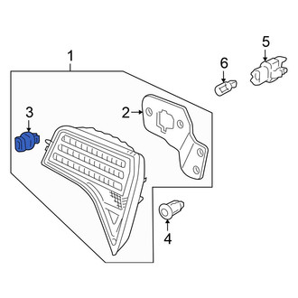 Honda OE - Wheel Arch Molding Clip