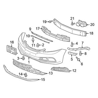 Honda OE - Front Bumper - Bumper & Components (1.5L)
