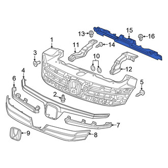 Honda OE - Front Upper Radiator Support Air Duct