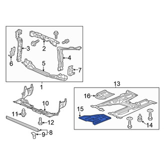 Honda OE - Front Engine Oil Drain Plug Access Cover