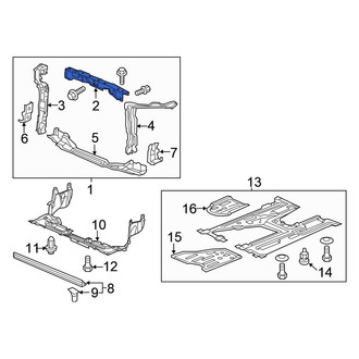 Honda OE - Front Upper Radiator Support Tie Bar