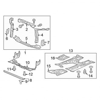 2015 Honda Civic Radiator Supports | CARiD