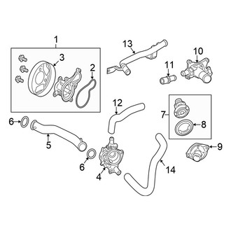 Honda OE - Cooling - Water Pump