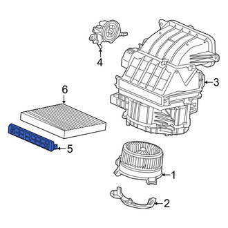Honda OE - Cabin Air Filter Cover