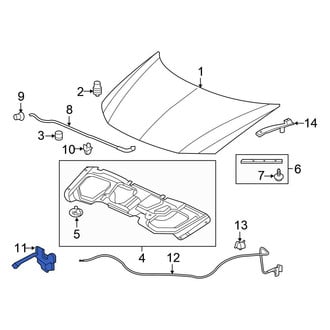 Honda OE - Front Hood Latch