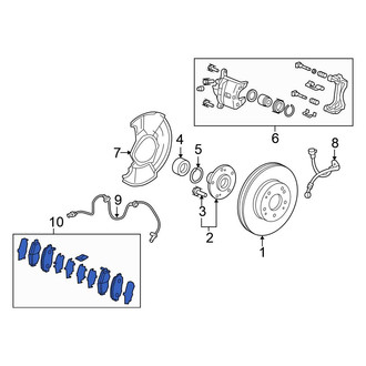 Honda OE - Front Disc Brake Pad Set