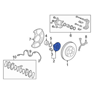 Honda OE - Front Wheel Hub